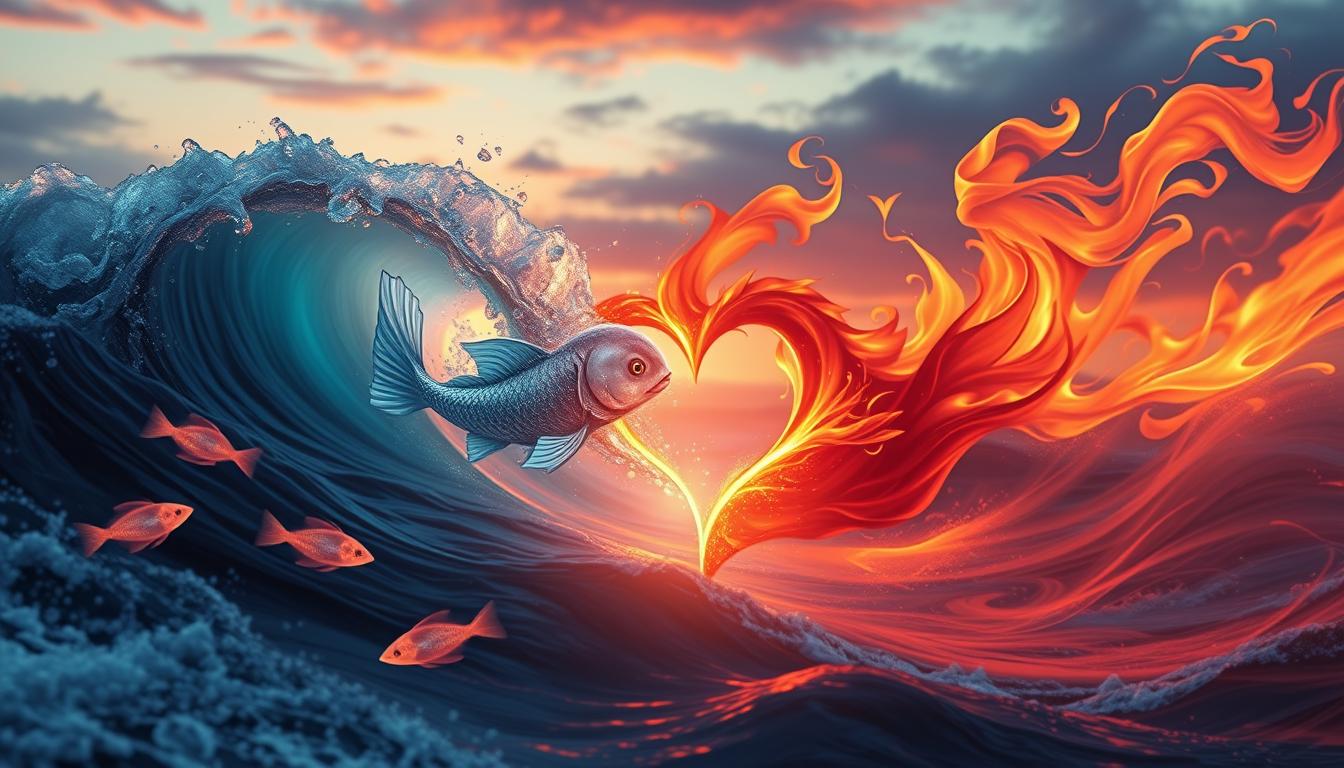 Compatibilidad amorosa entre Piscis y Aries