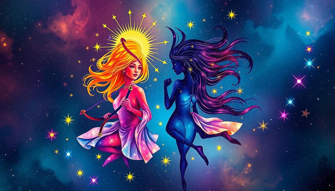 Compatibilidad zodiacal Sagitario y Géminis